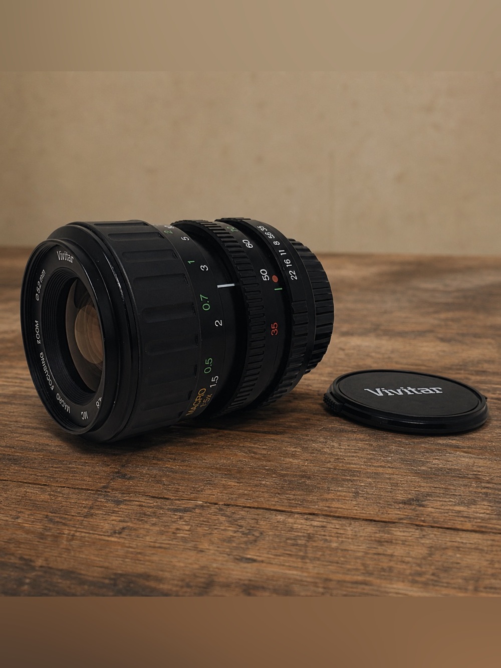 Vintage Vivitar 35-70mm Macro Zoom Lens Pentax K Mount Japan MC